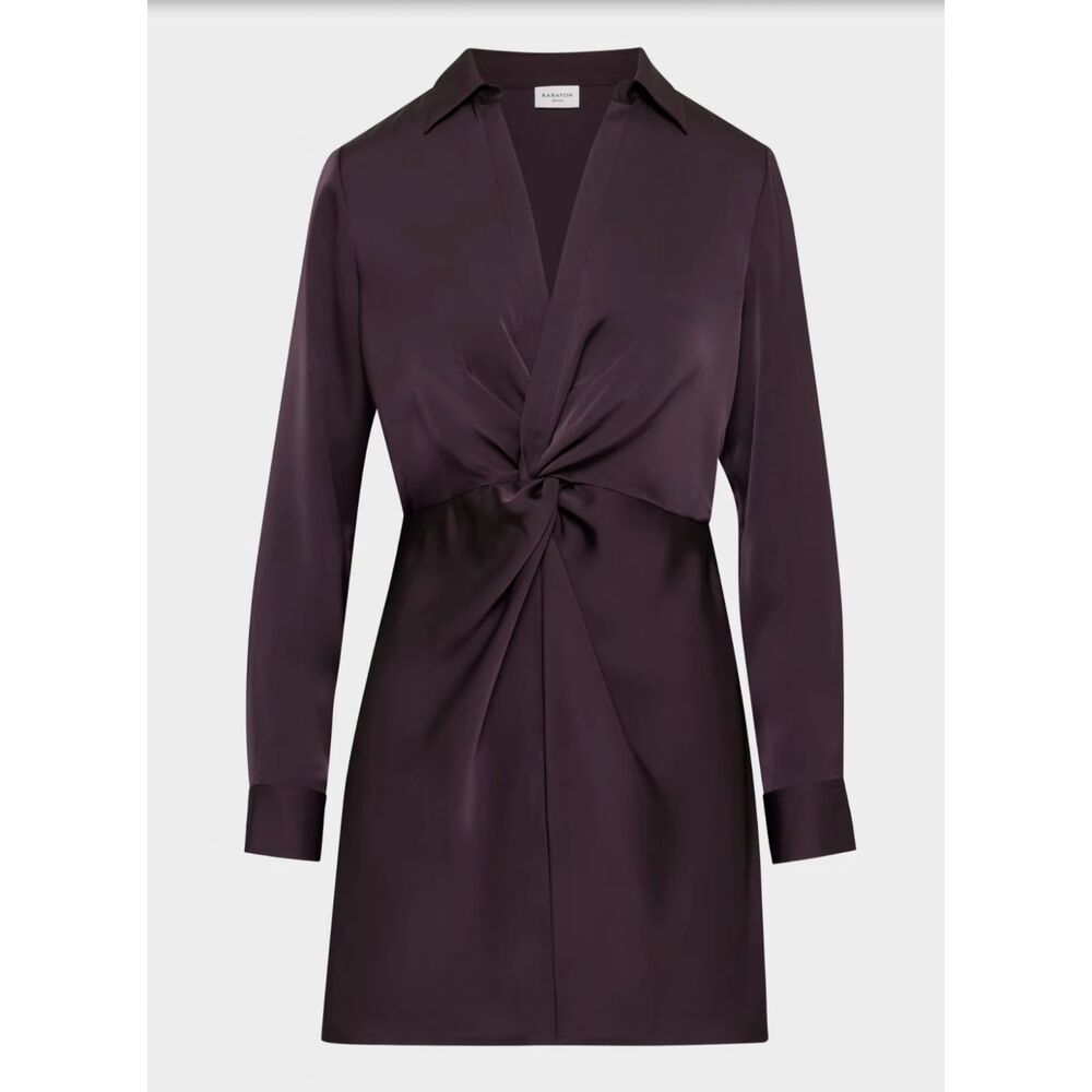 Aritzia Babaton Collaborate Satin Dress in Noble NWT - Picture 6 of 12